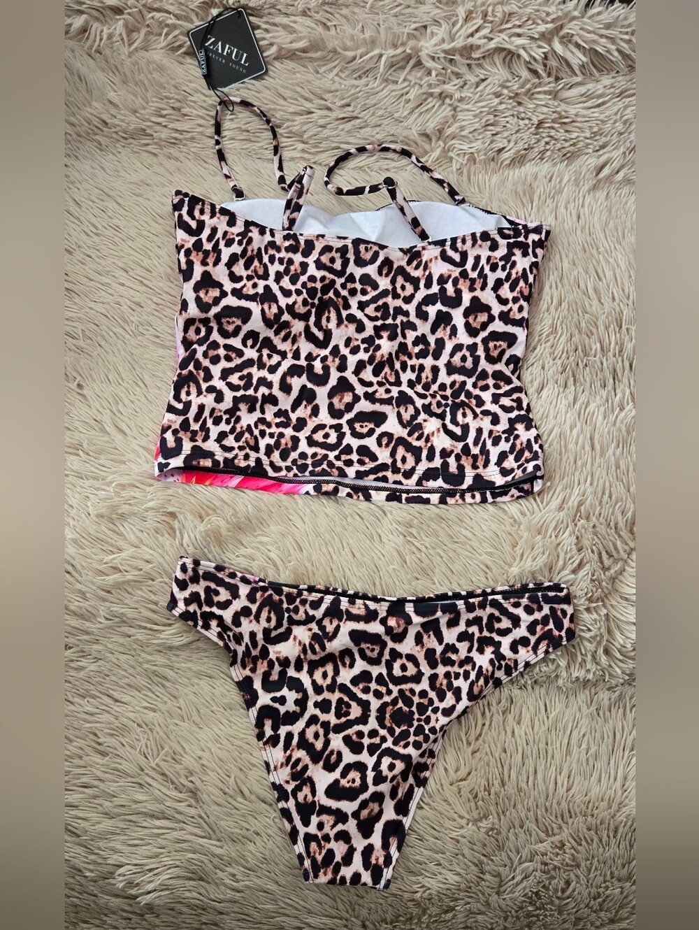 ZAFUL Floral Tankini Swimsuit #1375 - Picture 4 of 9